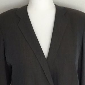 Iridescent blue gray light Armani women’s jacket